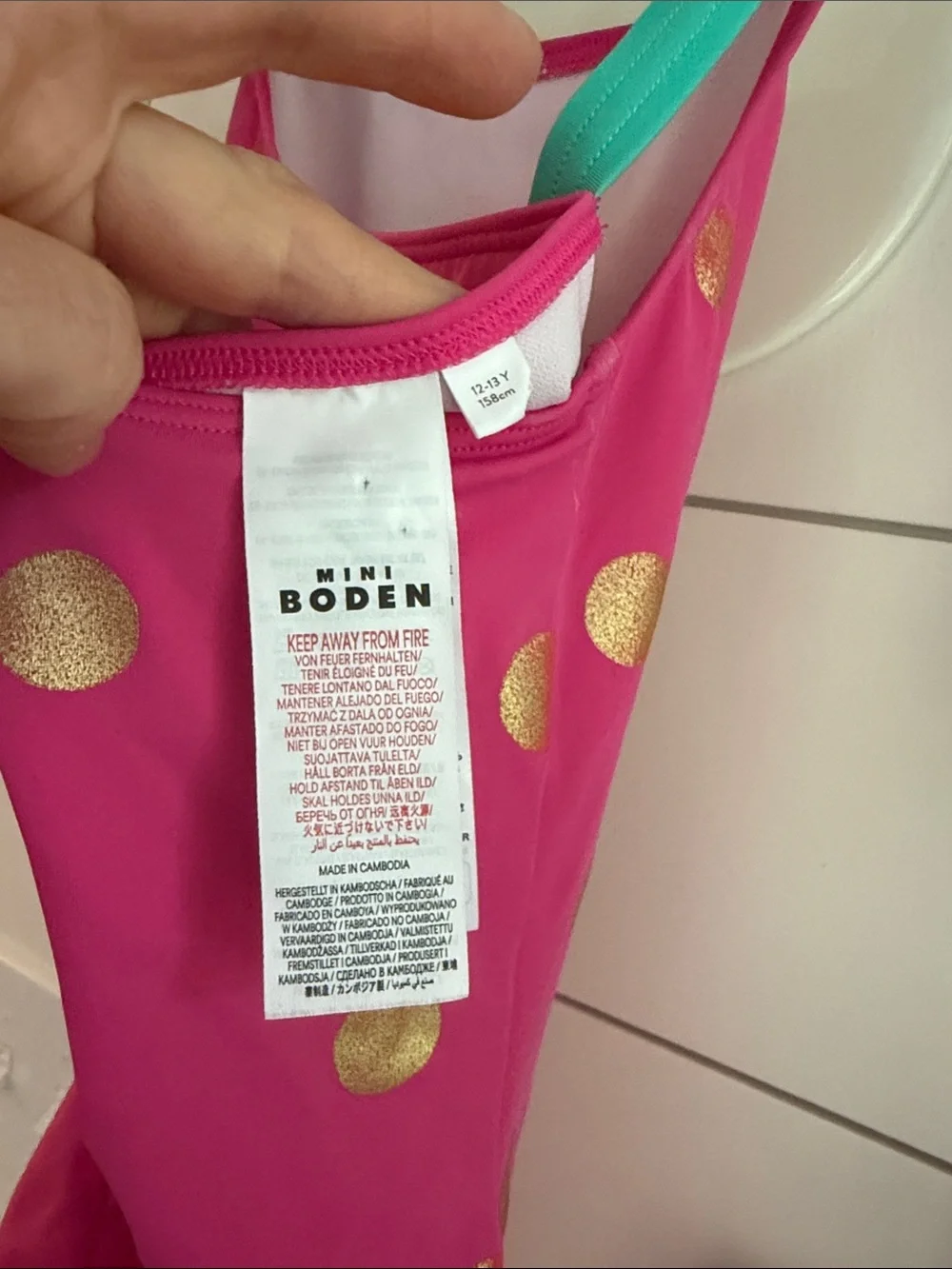 Mini Boden size 12-13 swimsuit